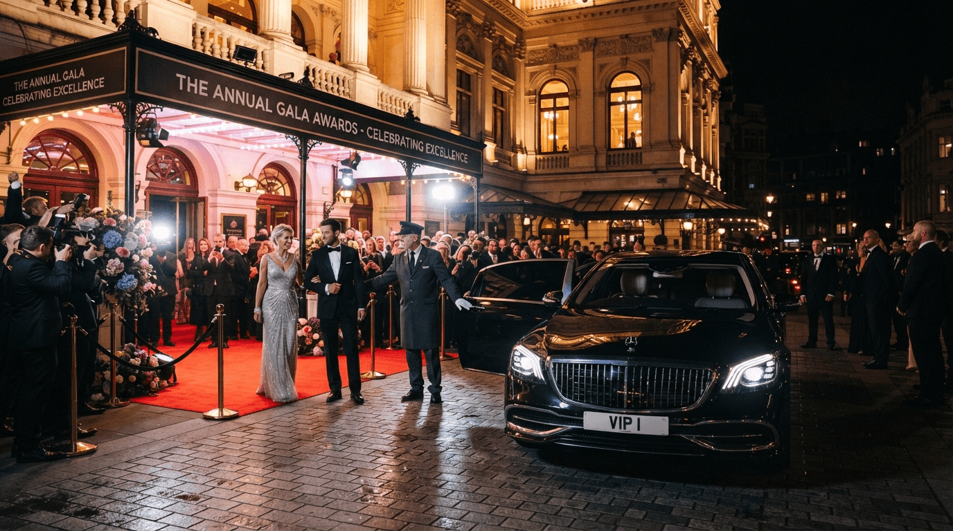 Luxury car exterior